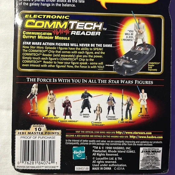 1998 STAR WARS Episode 1 ANAKIN SKYWALKER (Tatooine) Action figure - Picture 7 of 8